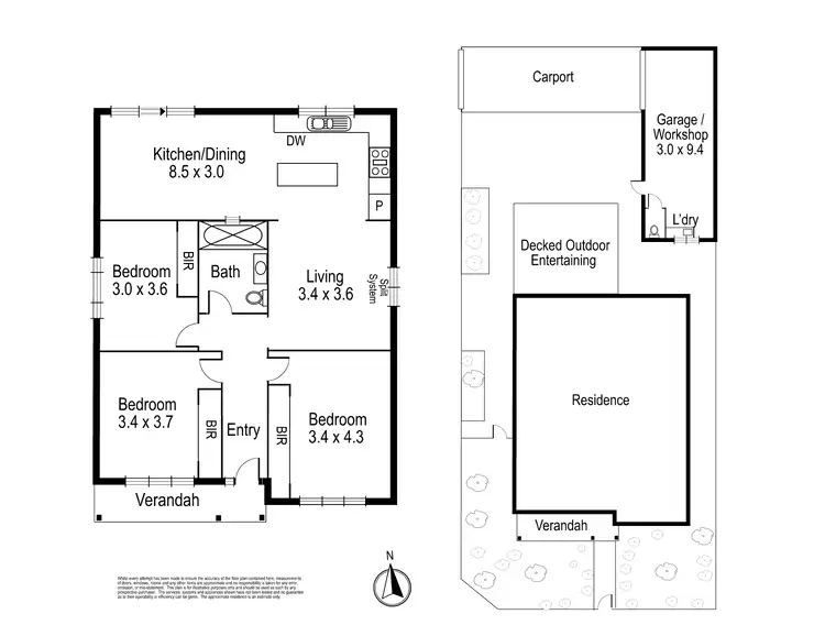 Floorplan of Homely house listing, 43 Hardwick Street, Coburg VIC 3058