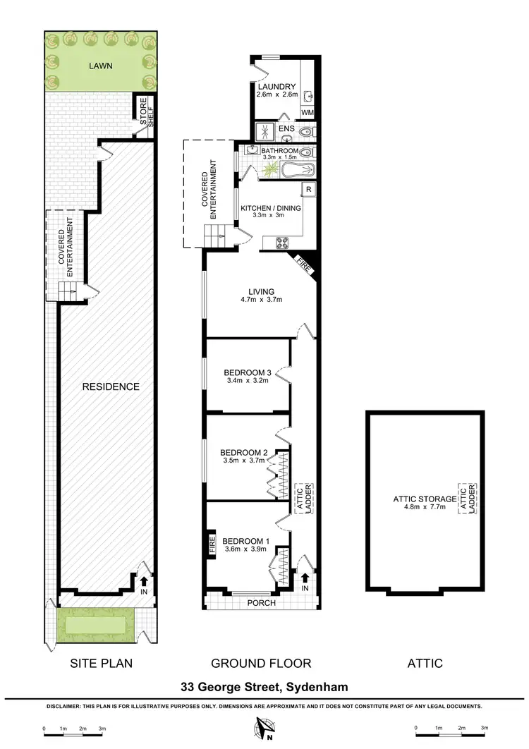 Floorplan of Homely house listing, 33 George Street, Sydenham NSW 2044