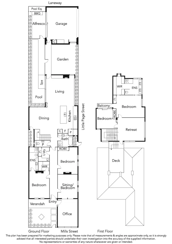 Floorplan of Homely house listing, 147 Mills Street, Albert Park VIC 3206