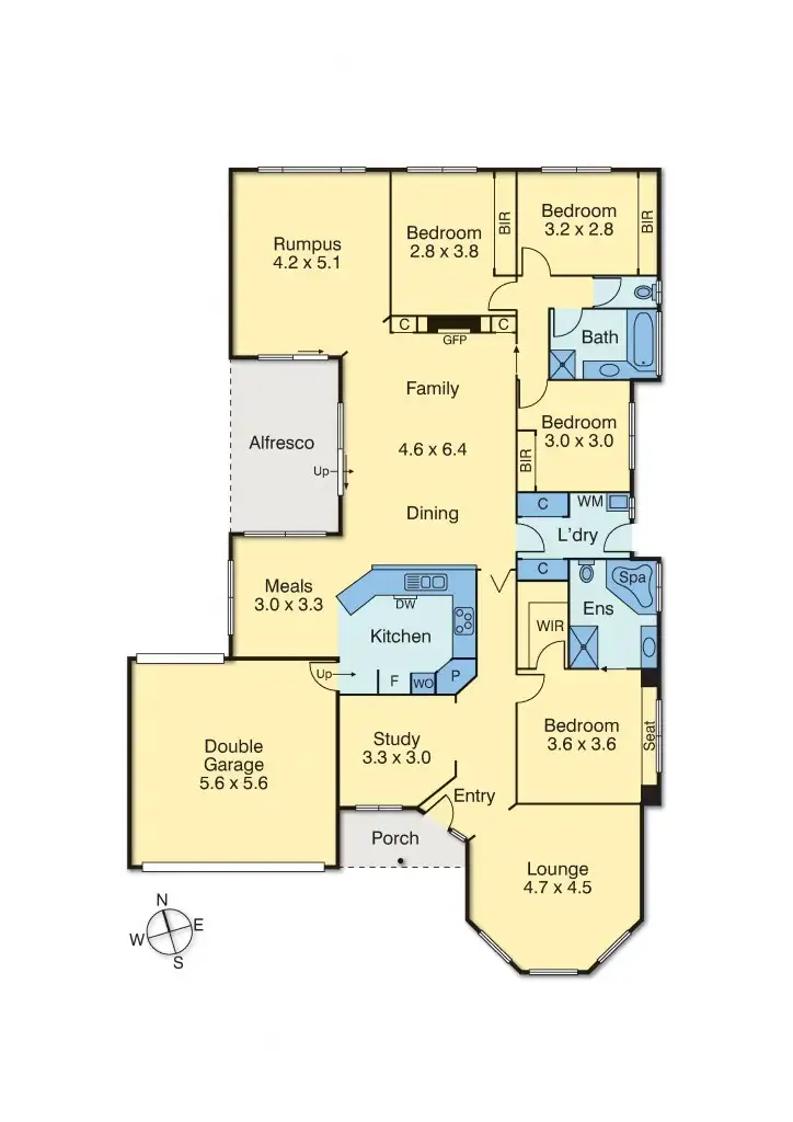 Floorplan of Homely house listing, 17 Caversham Drive, Mornington VIC 3931