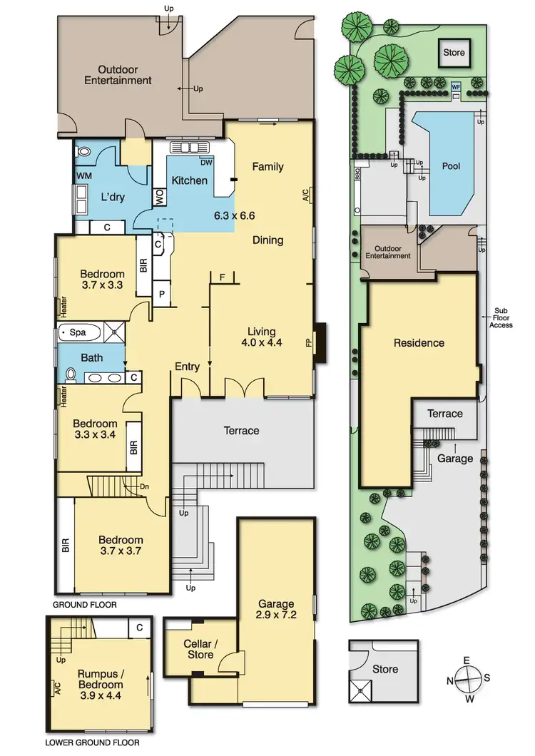 Floorplan of Homely house listing, 8 Langtree Avenue, Pascoe Vale South VIC 3044