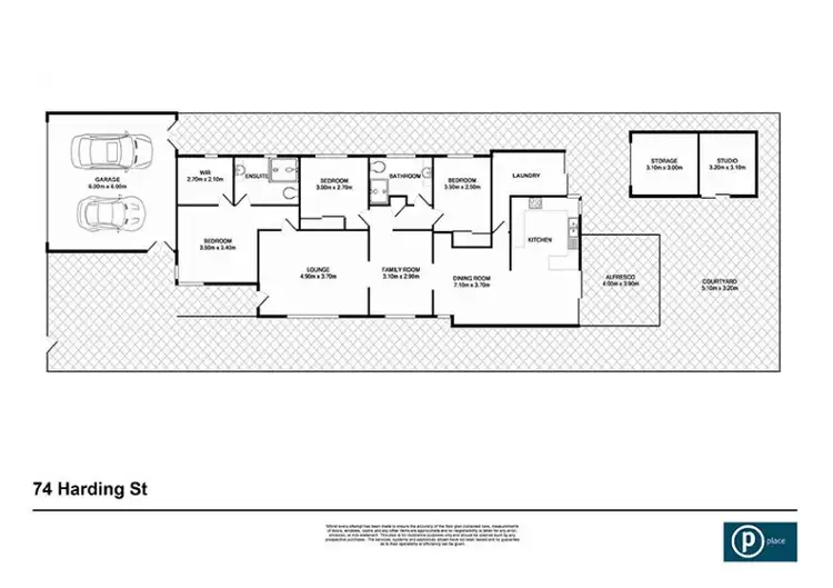 Floorplan of Homely house listing, 74 Harding Street, Hendra QLD 4011