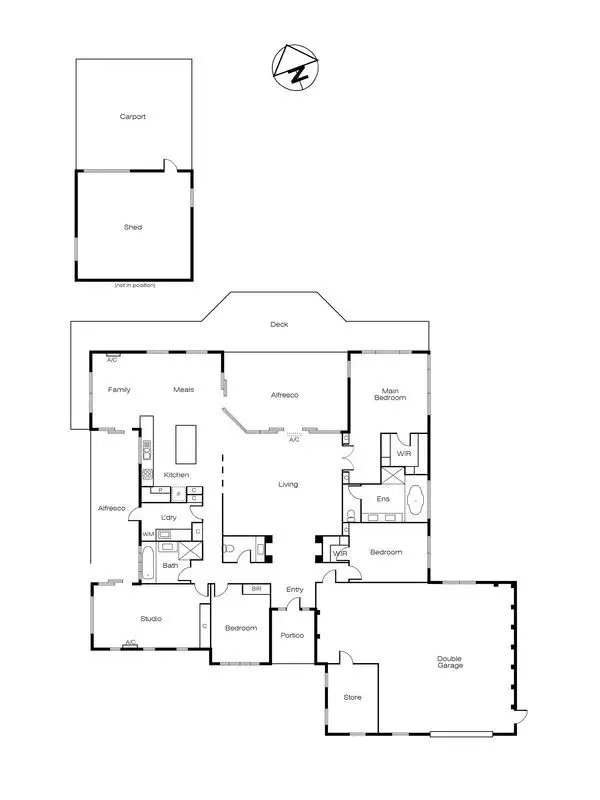 Floorplan of Homely house listing, 138 Kennedys Road, Smythes Creek VIC 3351