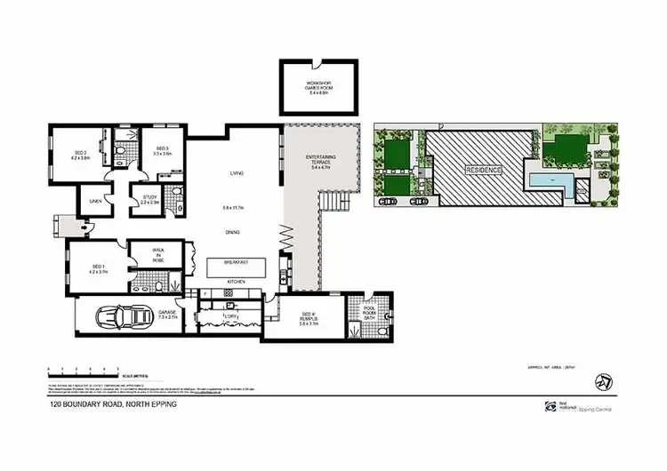 Floorplan of Homely house listing, 120 Boundary Road (North Epping), Epping NSW 2121