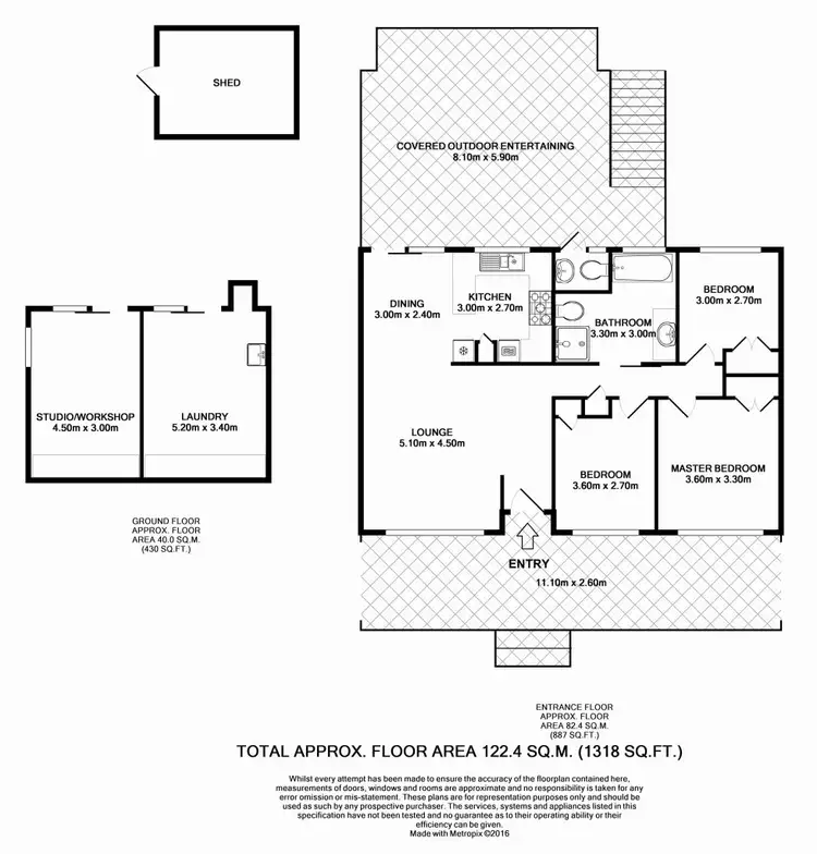 Floorplan of Homely house listing, 44 Russell Avenue, Valley Heights NSW 2777