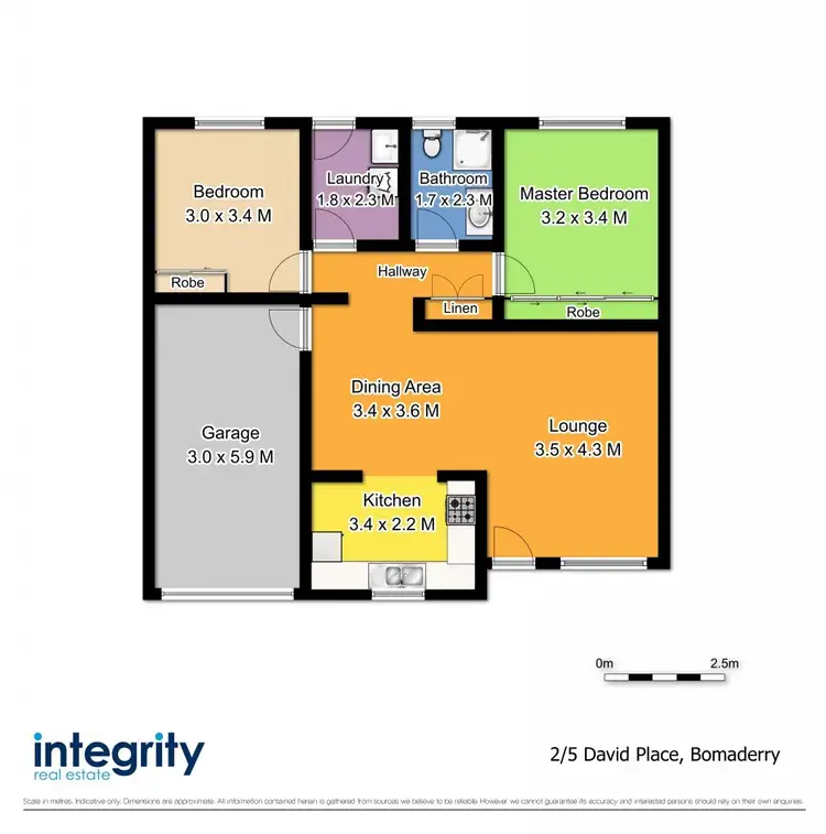 Floorplan of Homely house listing, 2/5 David Place, Bomaderry NSW 2541
