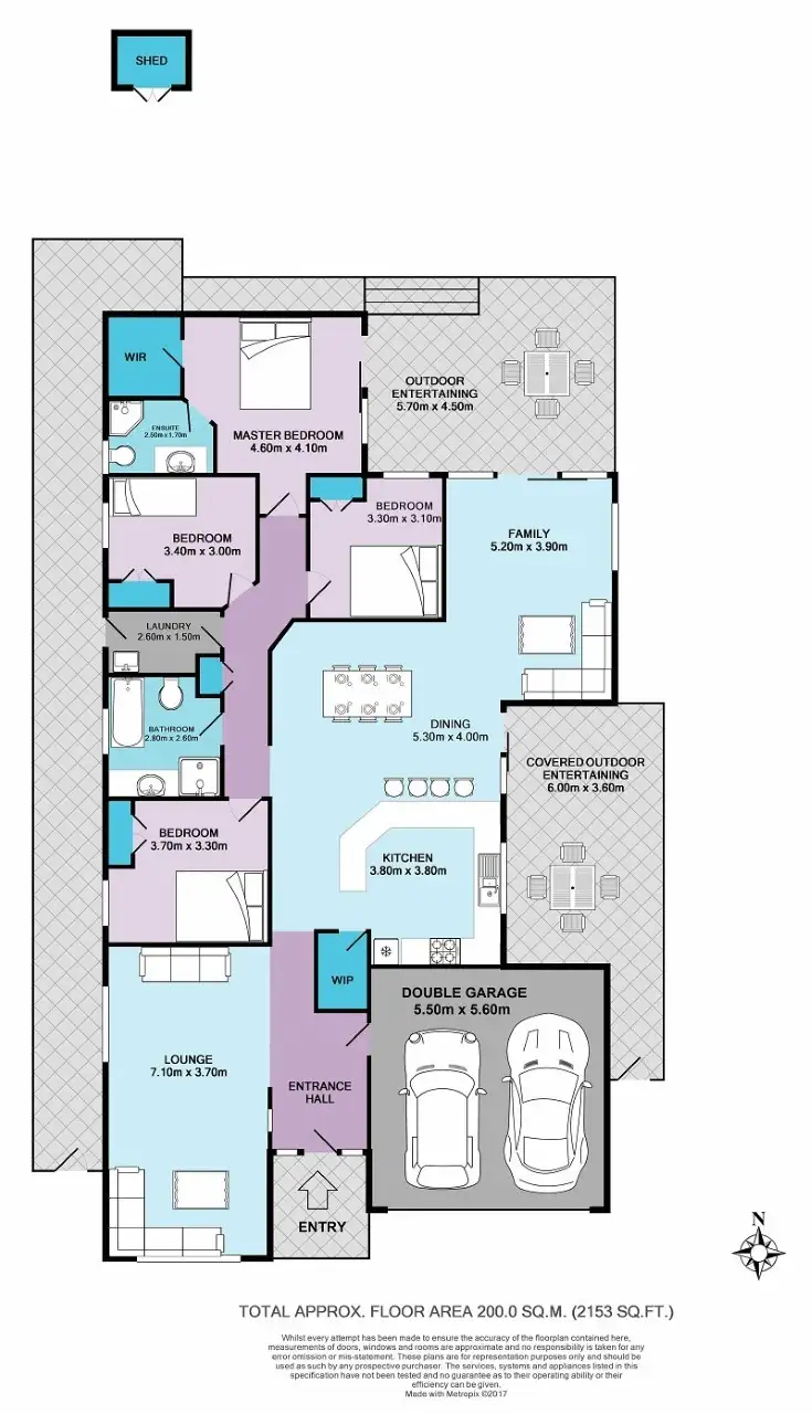 Floorplan of Homely house listing, 46 Haymet Street, Blaxland NSW 2774