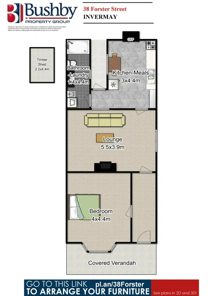 Floorplan of Homely house listing, 38 Forster Street, Invermay TAS 7248