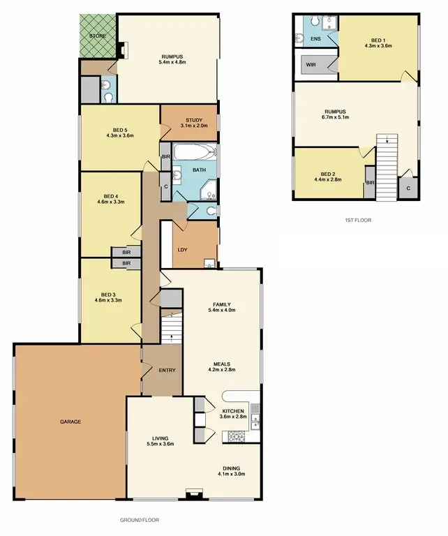 Floorplan of Homely house listing, 7 Fore Street, Whittlesea VIC 3757