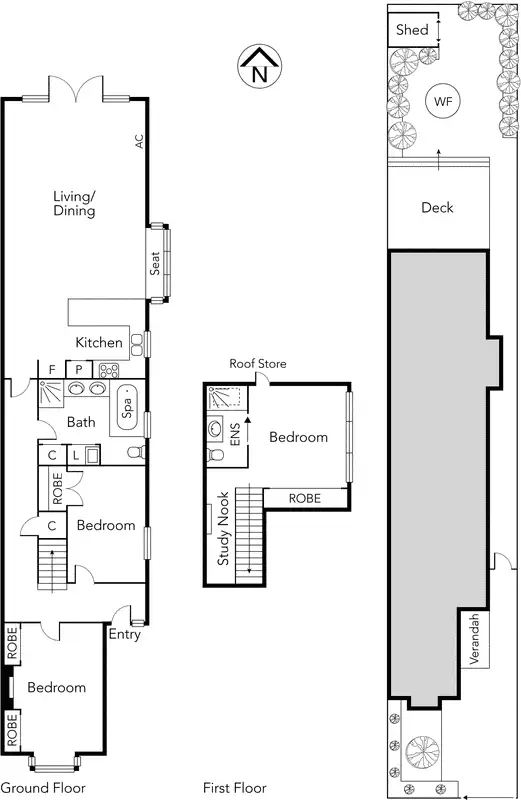 Floorplan of Homely house listing, 3 Grant Street, Brighton East VIC 3187