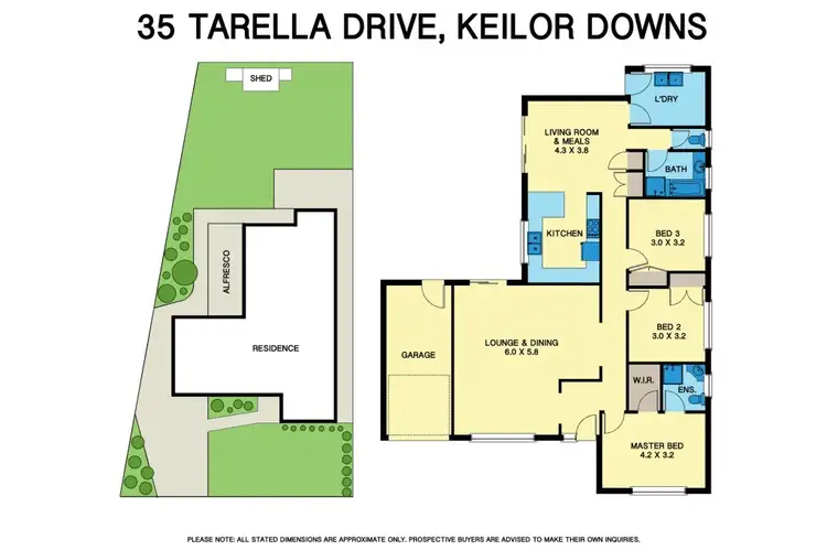 Floorplan of Homely house listing, 35 Tarella Drive, Keilor Downs VIC 3038
