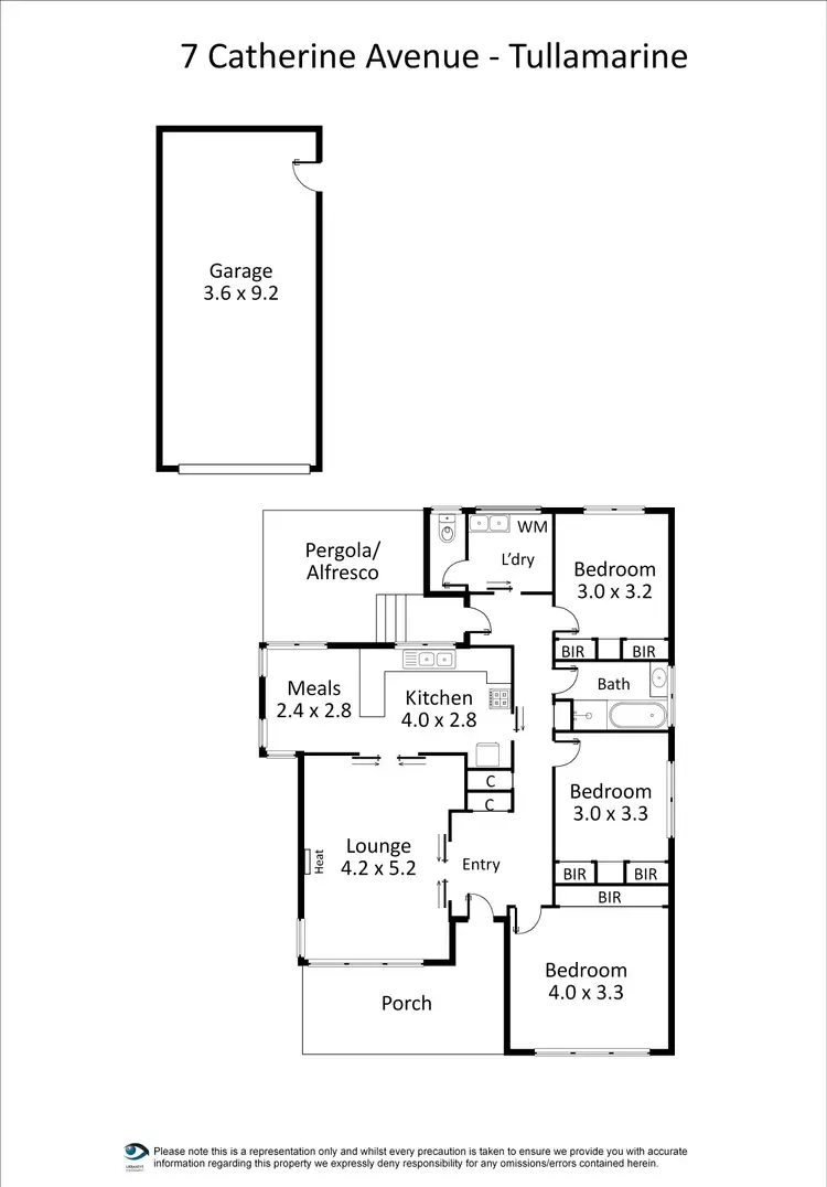 Floorplan of Homely house listing, 7 Catherine Avenue, Tullamarine VIC 3043