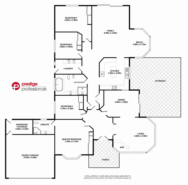 Floorplan of Homely house listing, 5 Daintree Drive, Wattle Grove NSW 2173
