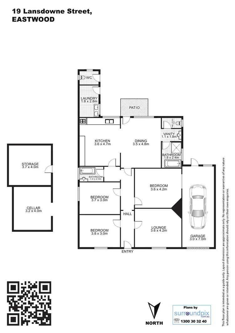Floorplan of Homely house listing, 19 Lansdowne Street, Eastwood NSW 2122