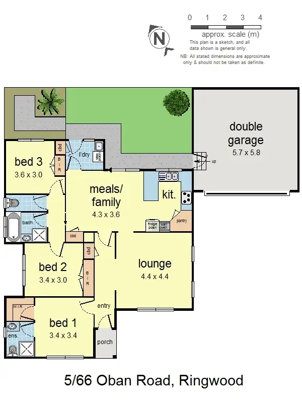 Floorplan of Homely unit listing, 5/66 Oban Road, Ringwood VIC 3134