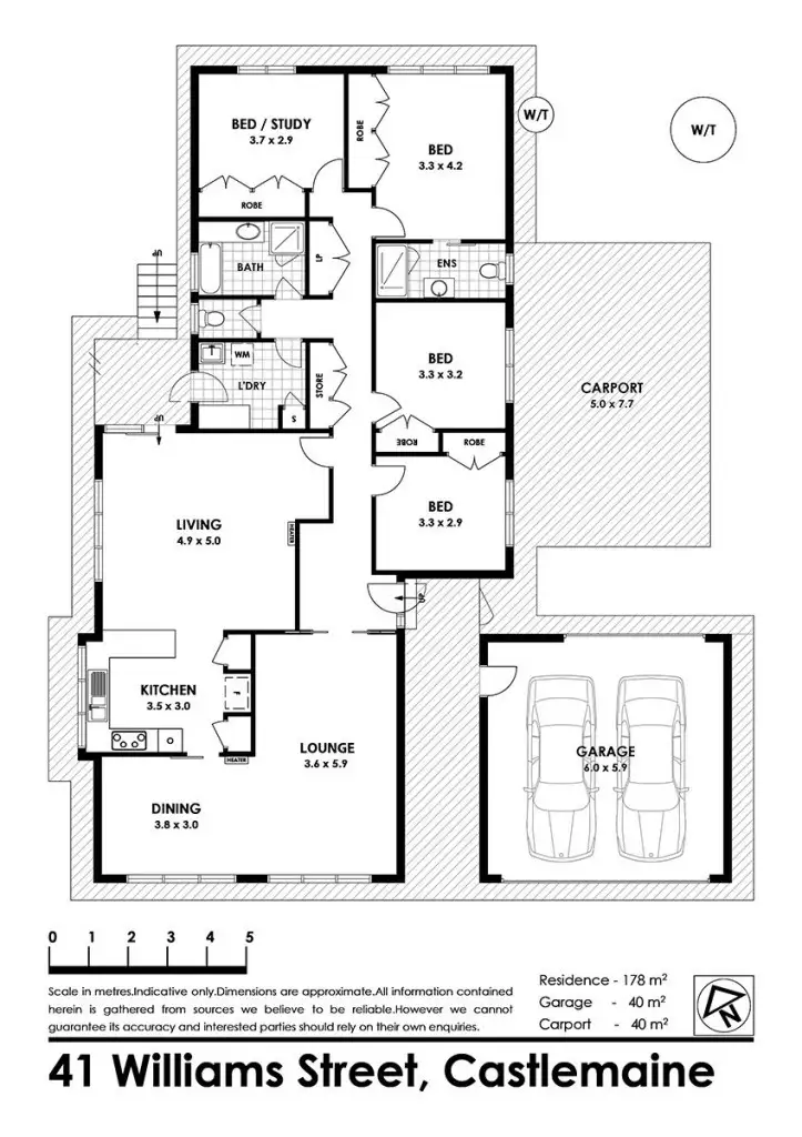 Floorplan of Homely house listing, 41 William Street, Castlemaine VIC 3450