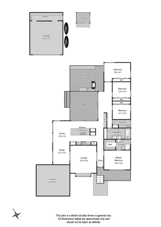 Floorplan of Homely house listing, 7 Vista Avenue, Ringwood East VIC 3135