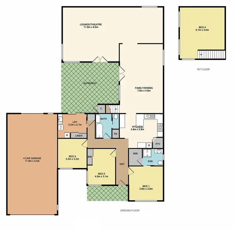 Floorplan of Homely house listing, 70 Laurel Street, Whittlesea VIC 3757