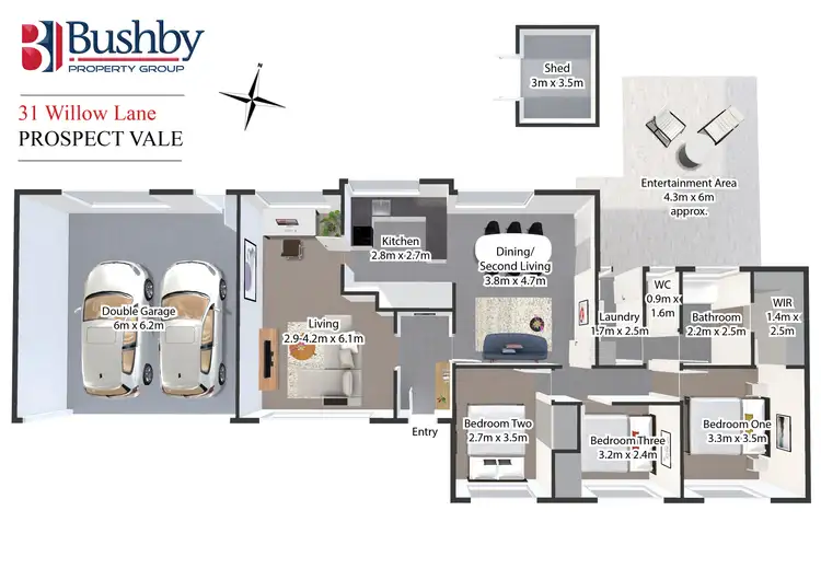 Floorplan of Homely house listing, 31 Willow Lane, Prospect Vale TAS 7250