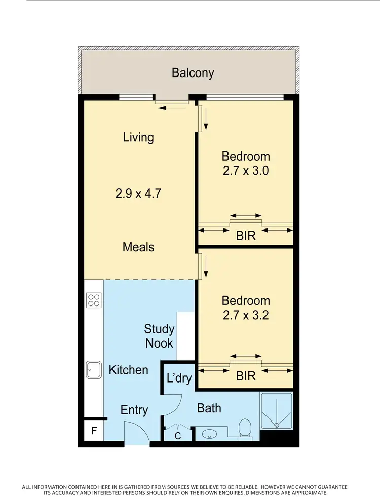 Floorplan of Homely apartment listing, 501/15 Clifton Street, Prahran VIC 3181