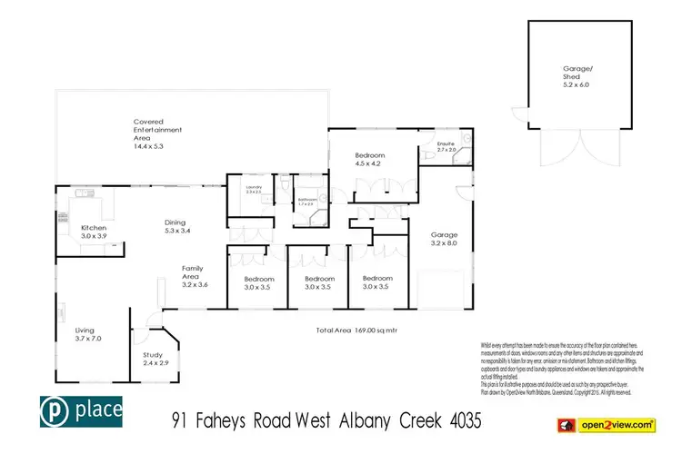 Floorplan of Homely house listing, 91 Faheys Road West, Albany Creek QLD 4035