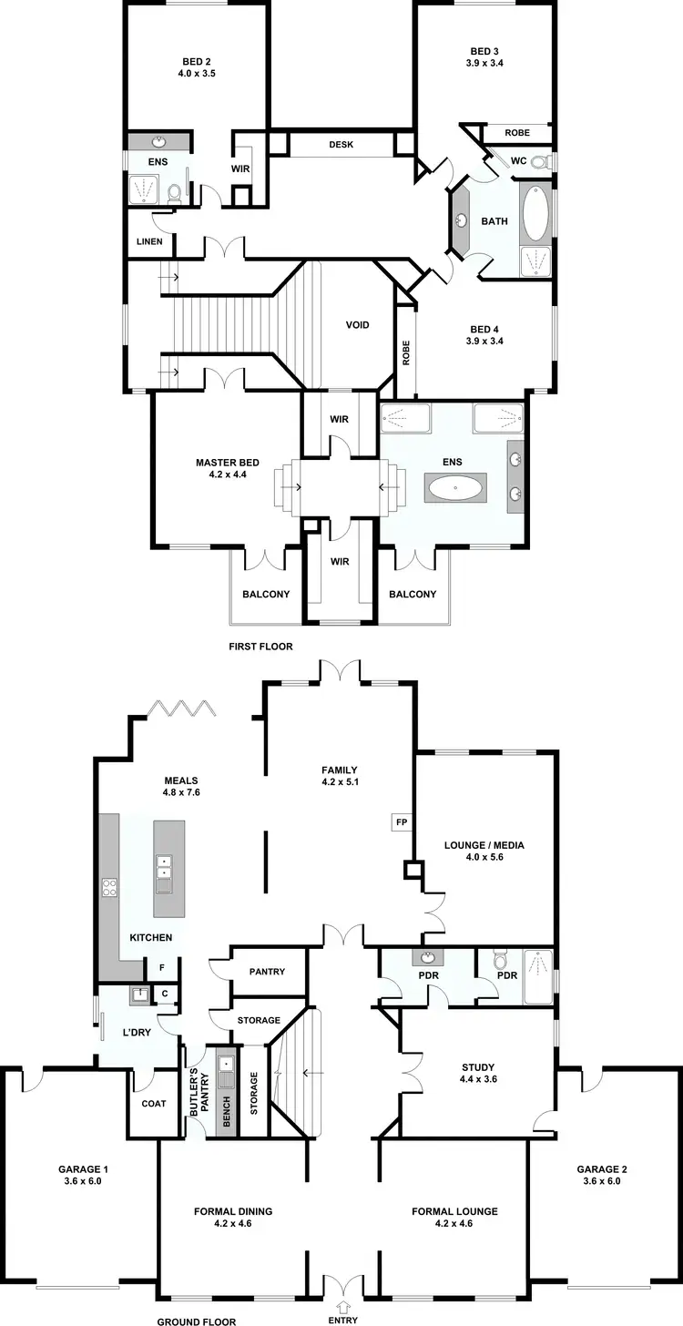 Floorplan of Homely house listing, 10 Lauriston Quay, Caroline Springs VIC 3023