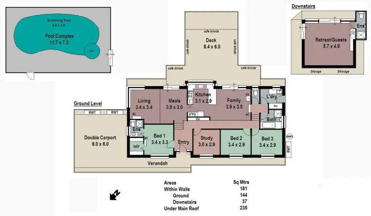 Floorplan of Homely house listing, 10 Third Avenue, Bridgewater SA 5155