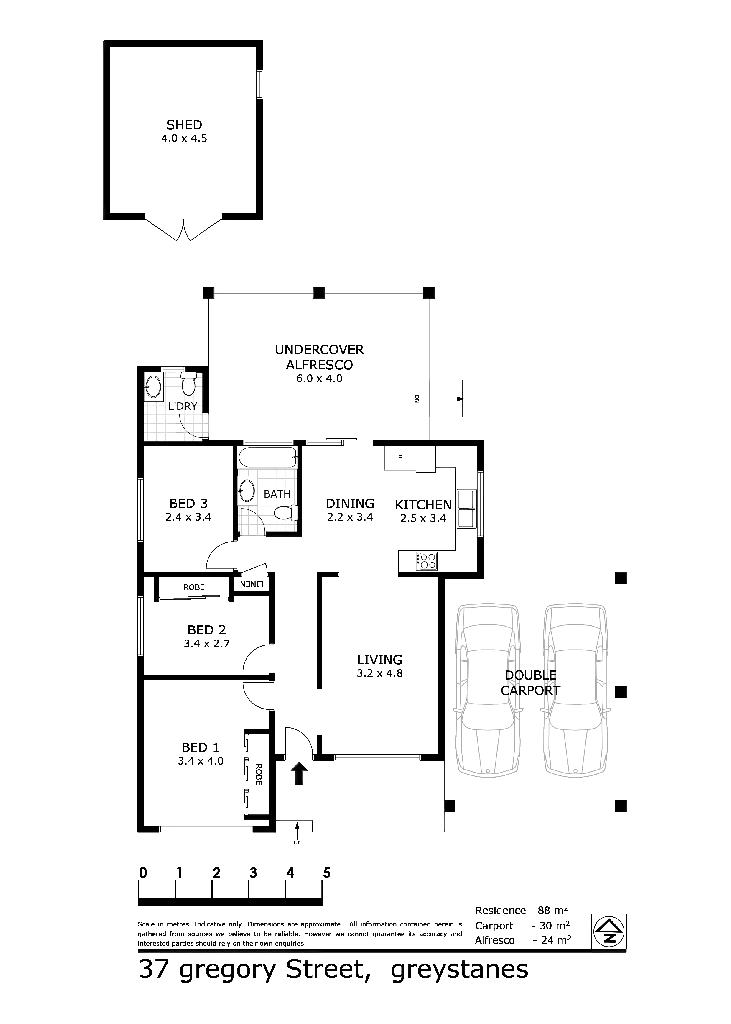 Floorplan of Homely house listing, 37 Gregory Street, Greystanes NSW 2145