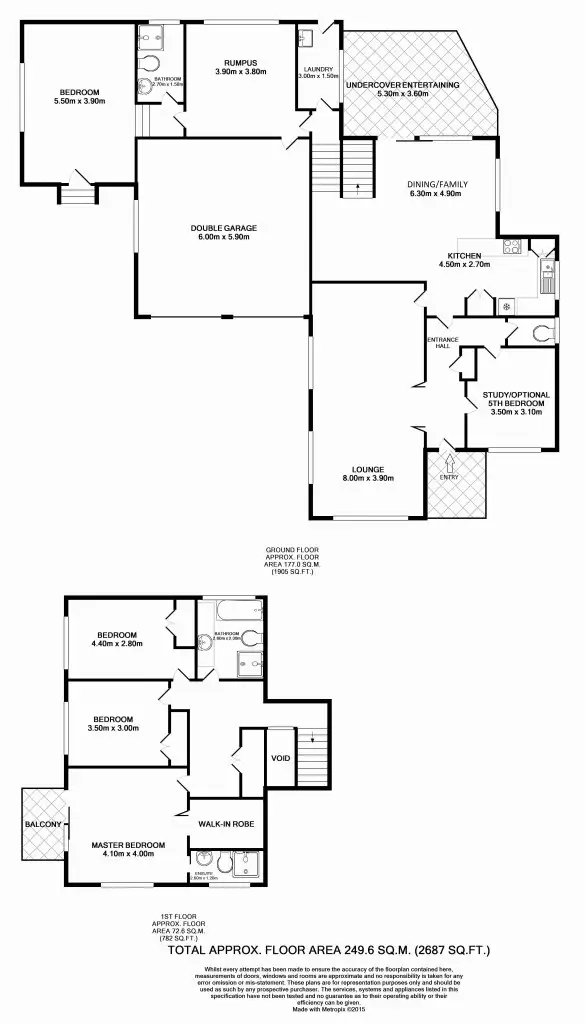 Floorplan of Homely house listing, 15 Governors Drive, Lapstone NSW 2773
