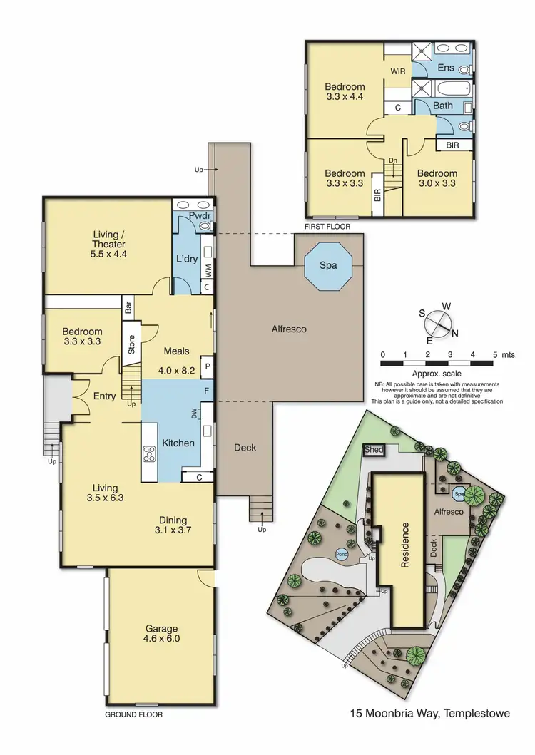 Floorplan of Homely house listing, 15 Moonbria Way, Templestowe VIC 3106