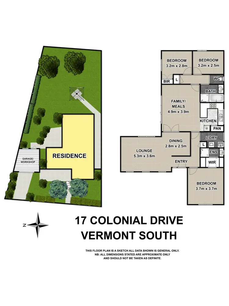 Floorplan of Homely house listing, 17 Colonial Drive, Vermont South VIC 3133