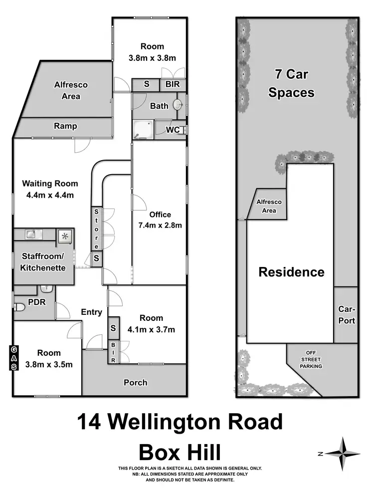 Floorplan of Homely house listing, 14 Wellington Road, Box Hill VIC 3128