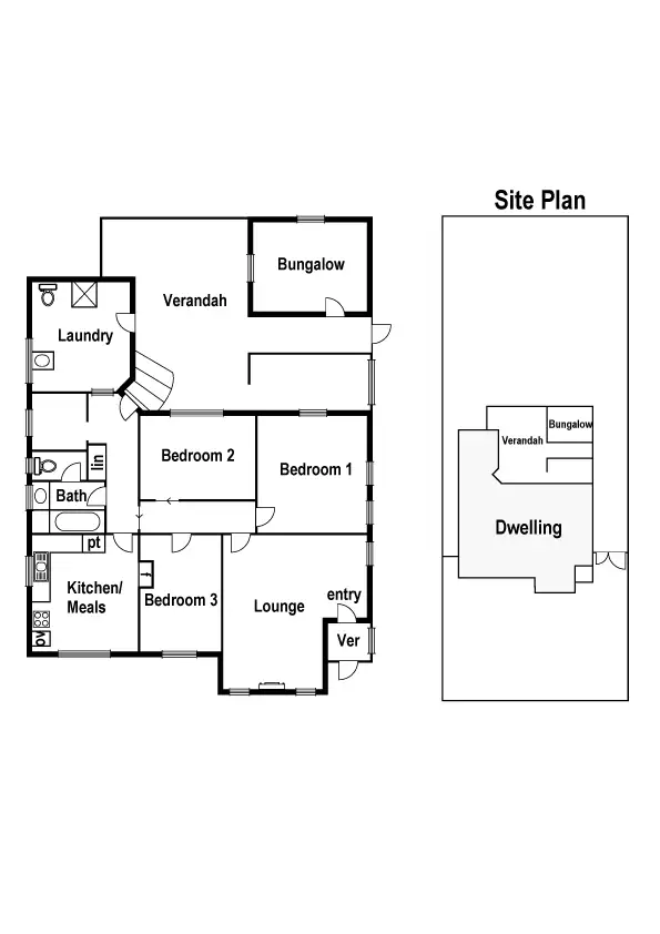 Floorplan of Homely house listing, 34 Winter Crescent, Reservoir VIC 3073