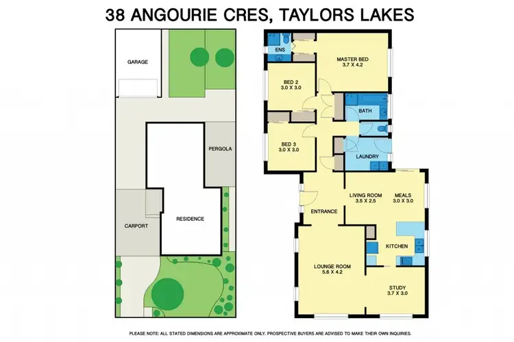 Floorplan of Homely house listing, 38 Angourie Crescent, Taylors Lakes VIC 3038