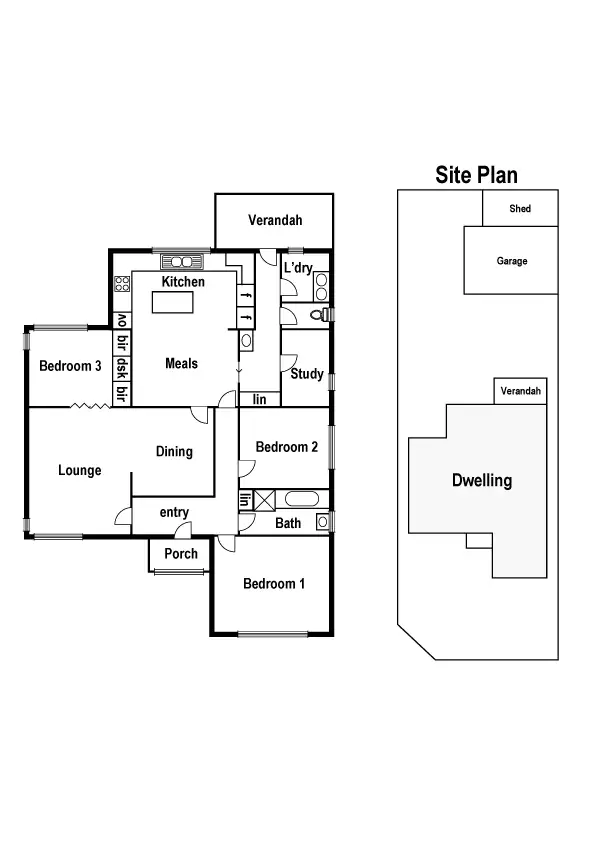 Floorplan of Homely house listing, 33 Rubicon Street, Reservoir VIC 3073