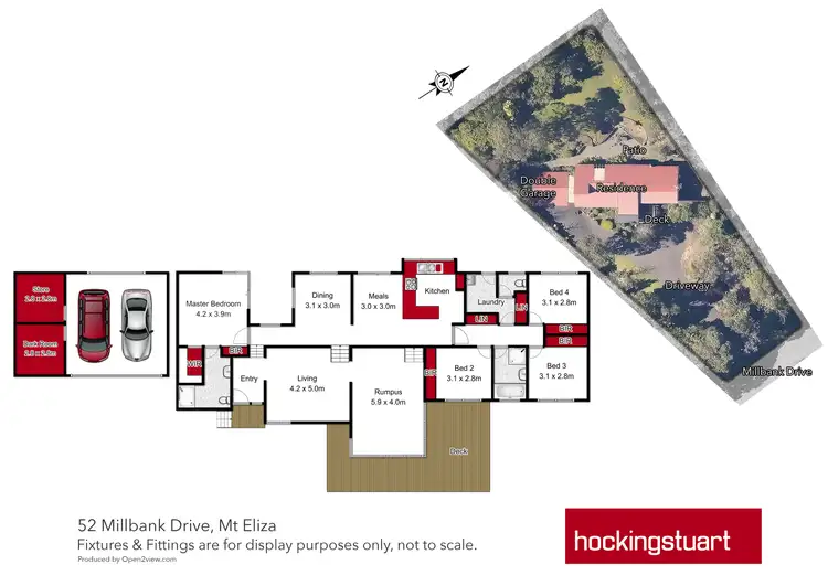 Floorplan of Homely house listing, 52 Millbank Drive, Mount Eliza VIC 3930