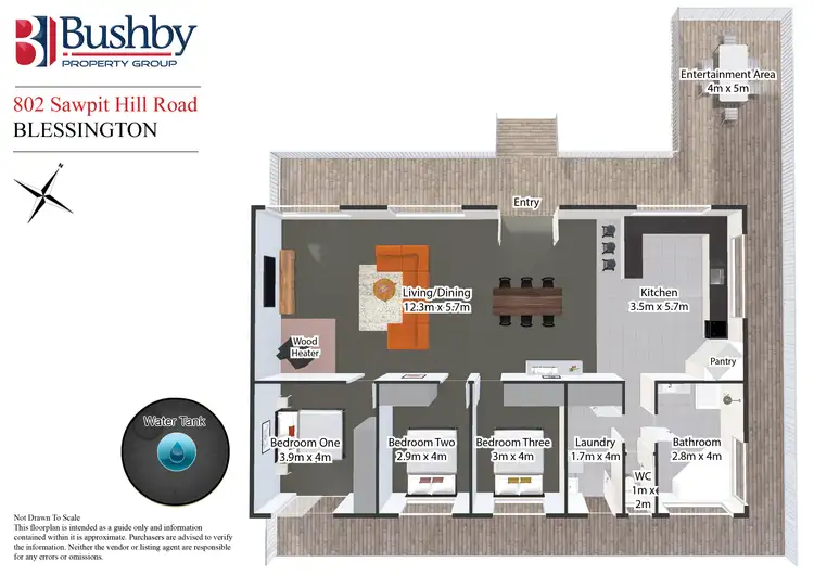 Floorplan of Homely house listing, 802 Sawpit Hill Road, Blessington TAS 7212