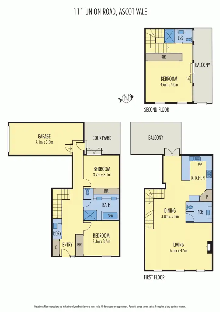 Floorplan of Homely house listing, 111 Union Road, Ascot Vale VIC 3032