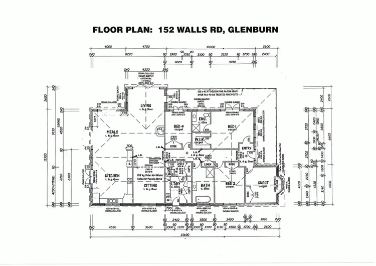 Floorplan of Homely house listing, 152 Walls Road, Glenburn VIC 3717