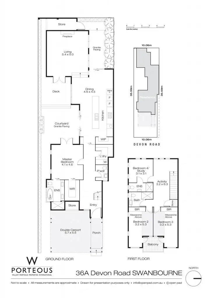 Floorplan of Homely house listing, 36A Devon Road, Swanbourne WA 6010