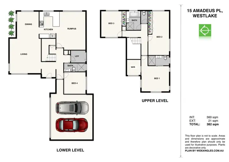Floorplan of Homely house listing, 15 Amadeus Place, Westlake QLD 4074