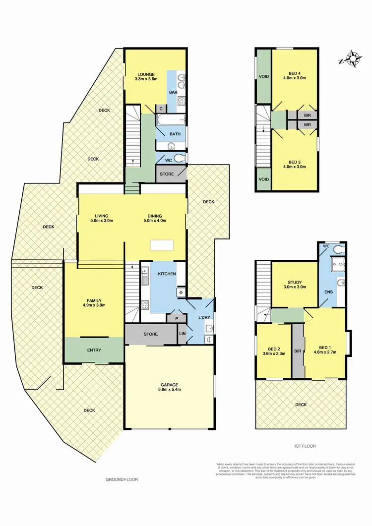 Floorplan of Homely house listing, 12 Wattle Court, Jan Juc VIC 3228