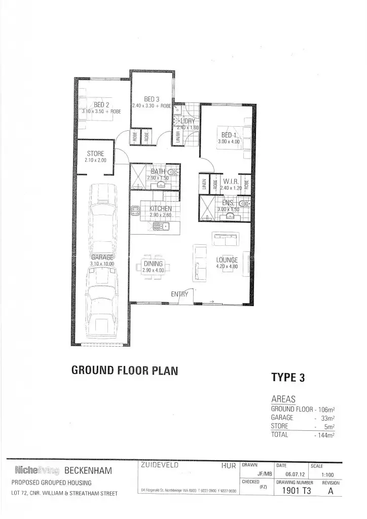 Floorplan of Homely house listing, 17/9 Streatham Street, Beckenham WA 6107