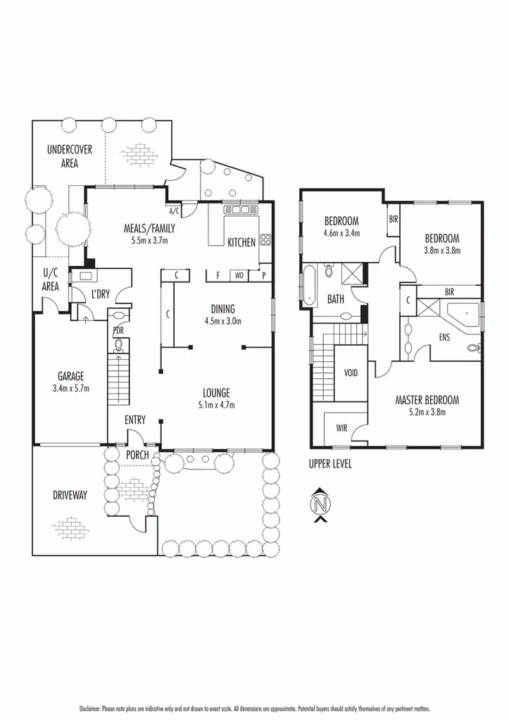 Floorplan of Homely townhouse listing, 1/38 Carrington Grove, St Kilda East VIC 3183