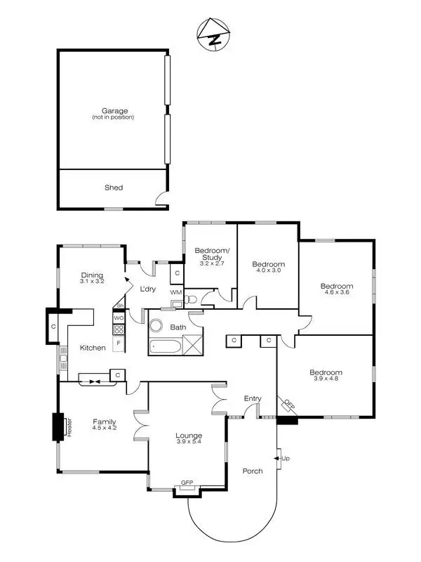 Floorplan of Homely house listing, 302 Wendouree Parade, Lake Wendouree VIC 3350