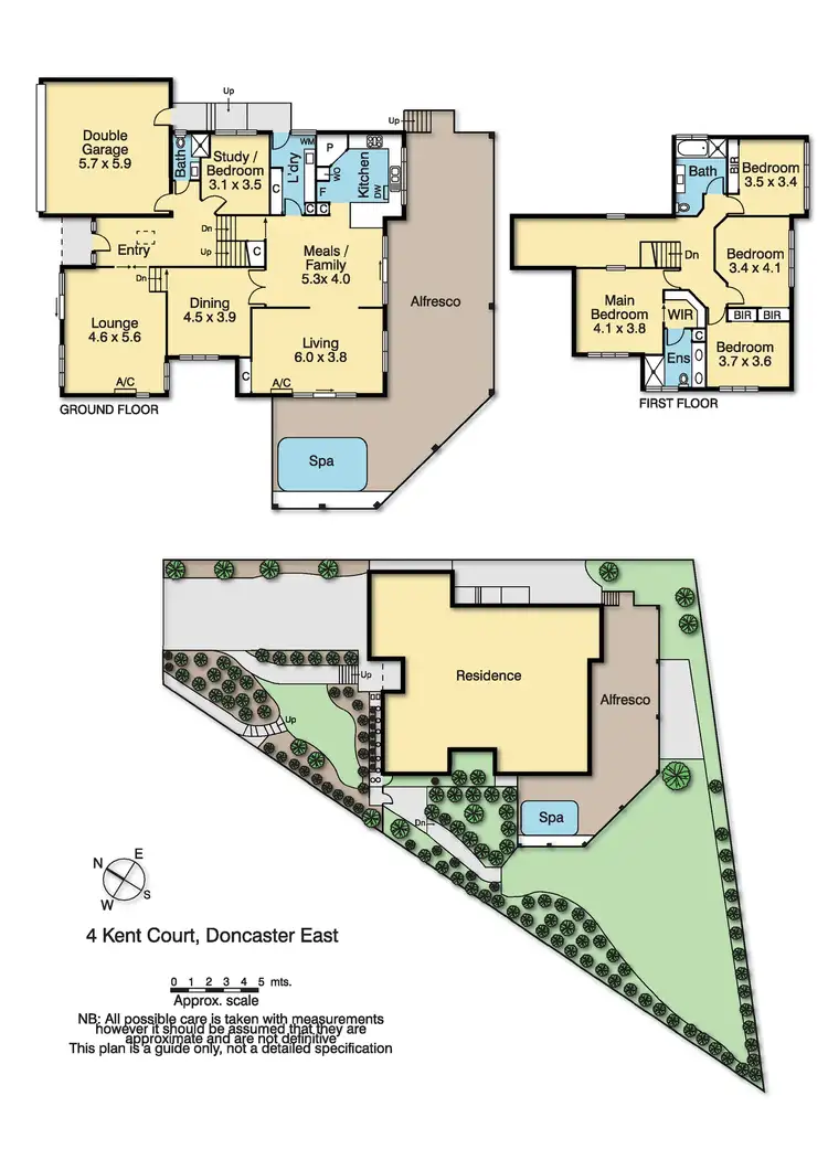 Floorplan of Homely house listing, 4 Kent Court, Doncaster East VIC 3109