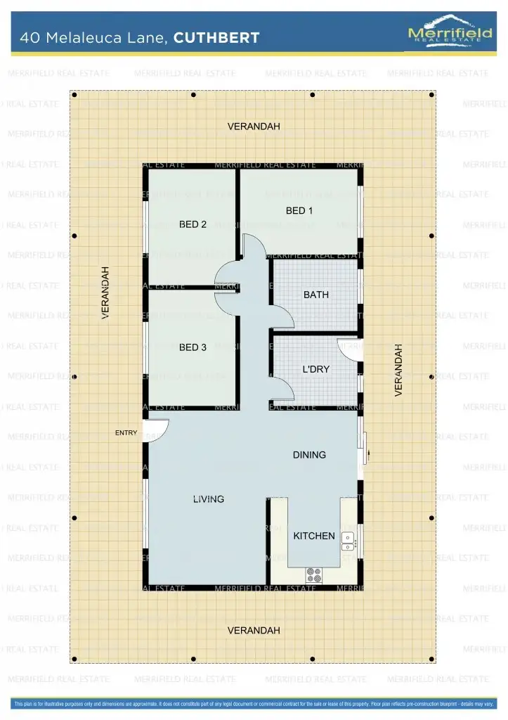Floorplan of Homely house listing, 40 Melaleuca Lane, Cuthbert WA 6330