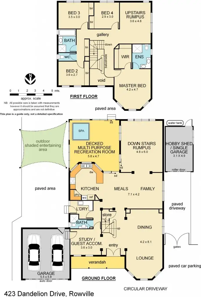 Floorplan of Homely house listing, 423 Dandelion Drive, Rowville VIC 3178