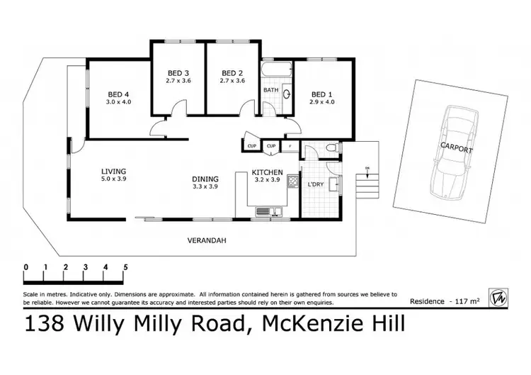 Floorplan of Homely house listing, 138 Willy Milly Road, Mckenzie Hill VIC 3451