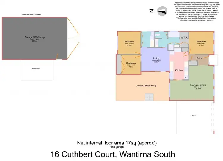 Floorplan of Homely house listing, 16 Cuthbert Court, Wantirna South VIC 3152